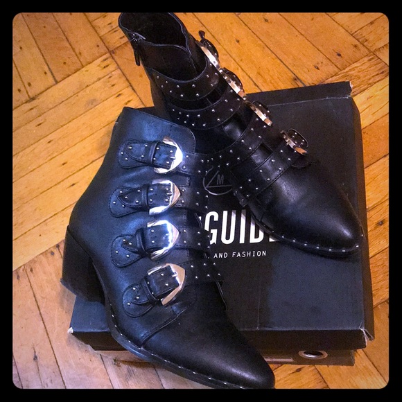 Missguided Shoes - Ankle Moto Boots